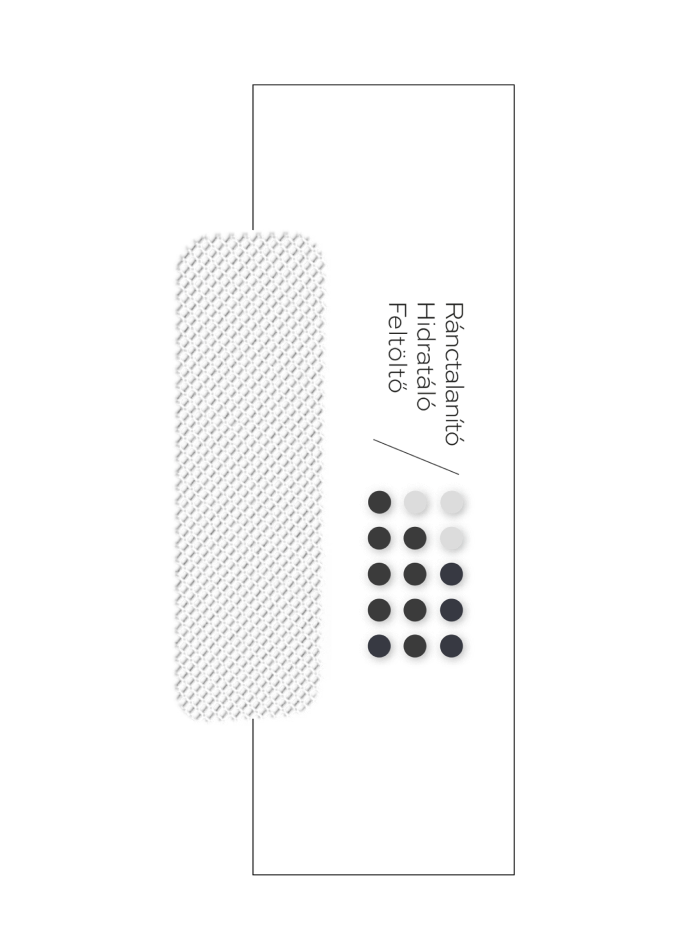 tapasz 1 – a Hyaluron Plasztika / Nano Fiber Patch oldalhoz